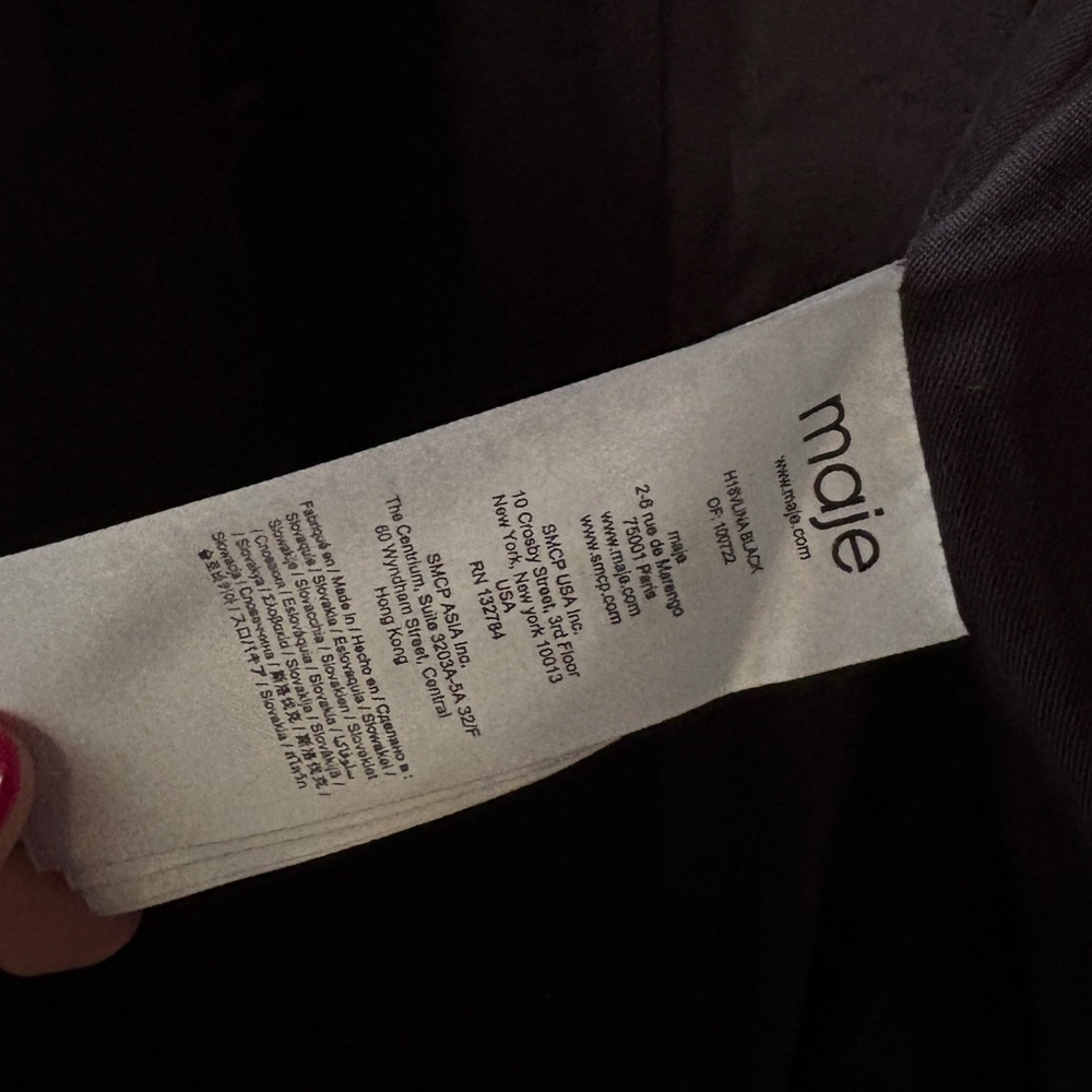 Maje Classic Black Blazer - Picture 4 of 4